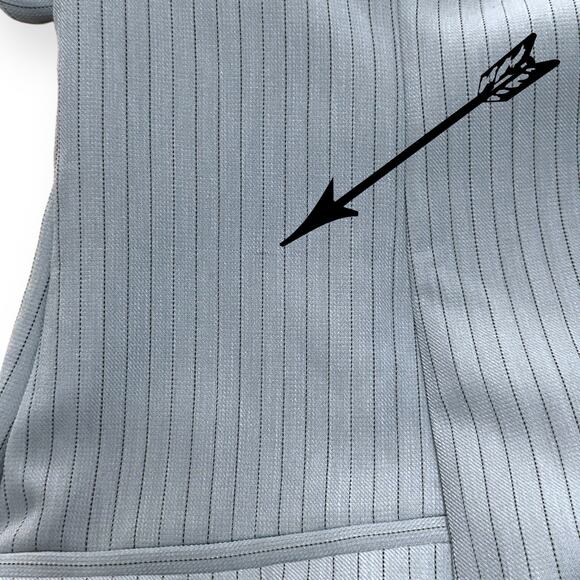 NEW $110 ABERCROMBIE Strapless Sheath Midi Dress Brunch Minimalist Blue XL Tall - Picture 9 of 13